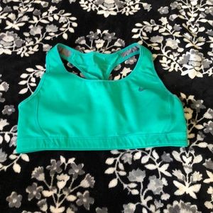 Dri Fit Nike Sports Bra Small Green